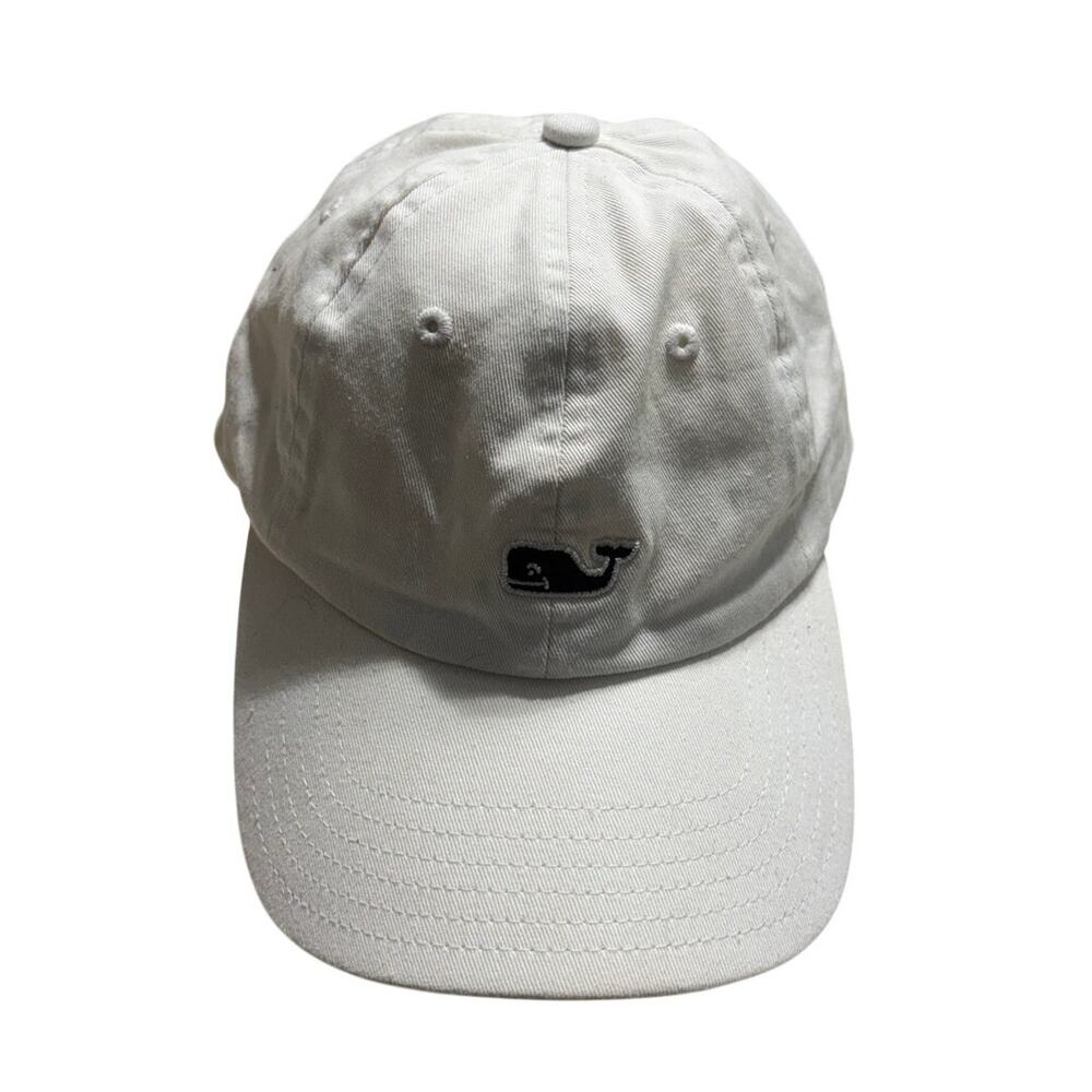 Vineyard Vines Baseball Cap Hat Adjustable One-Size White Coastal Preppy
